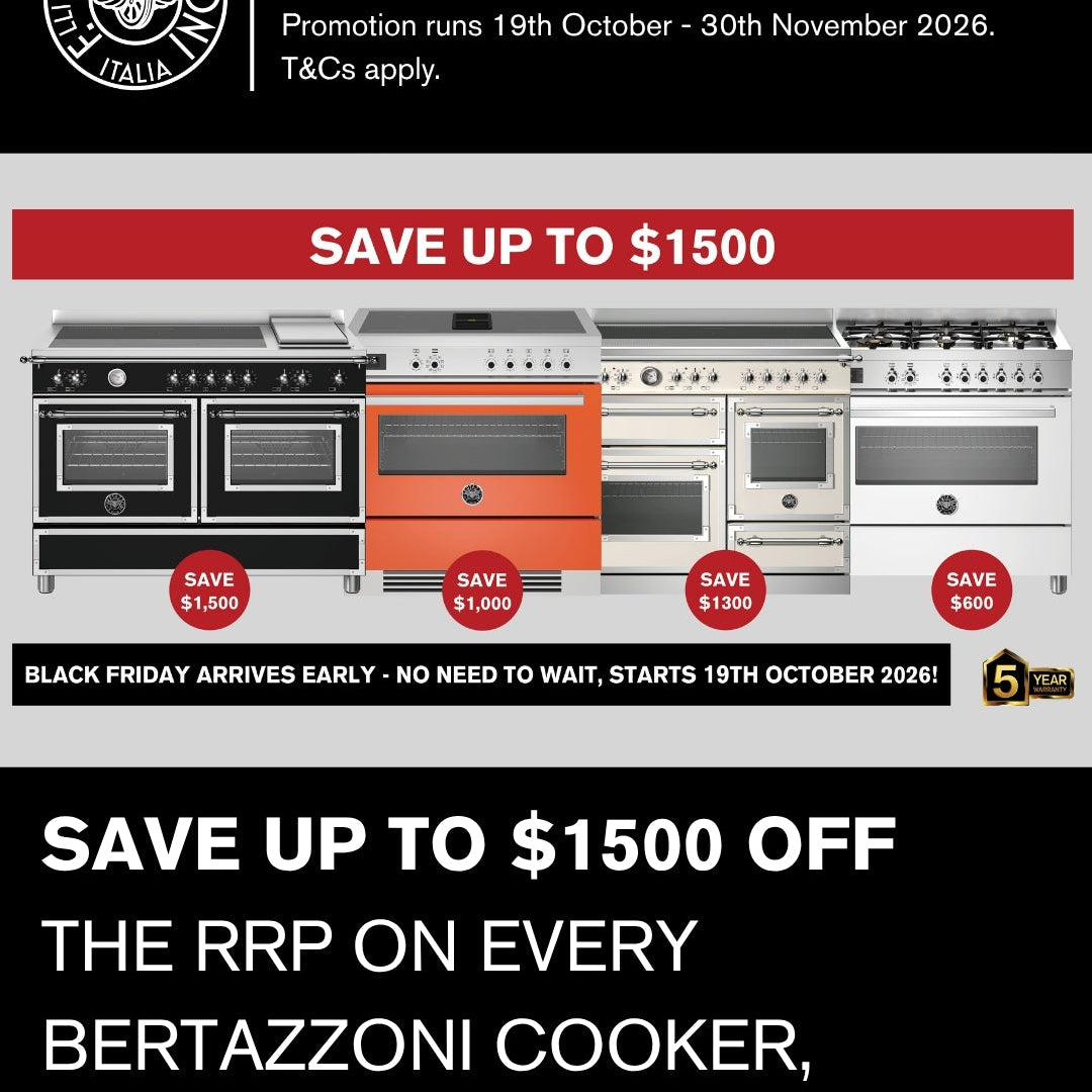 Save Up to $1,500 on Bertazzoni Cookers this Black Friday