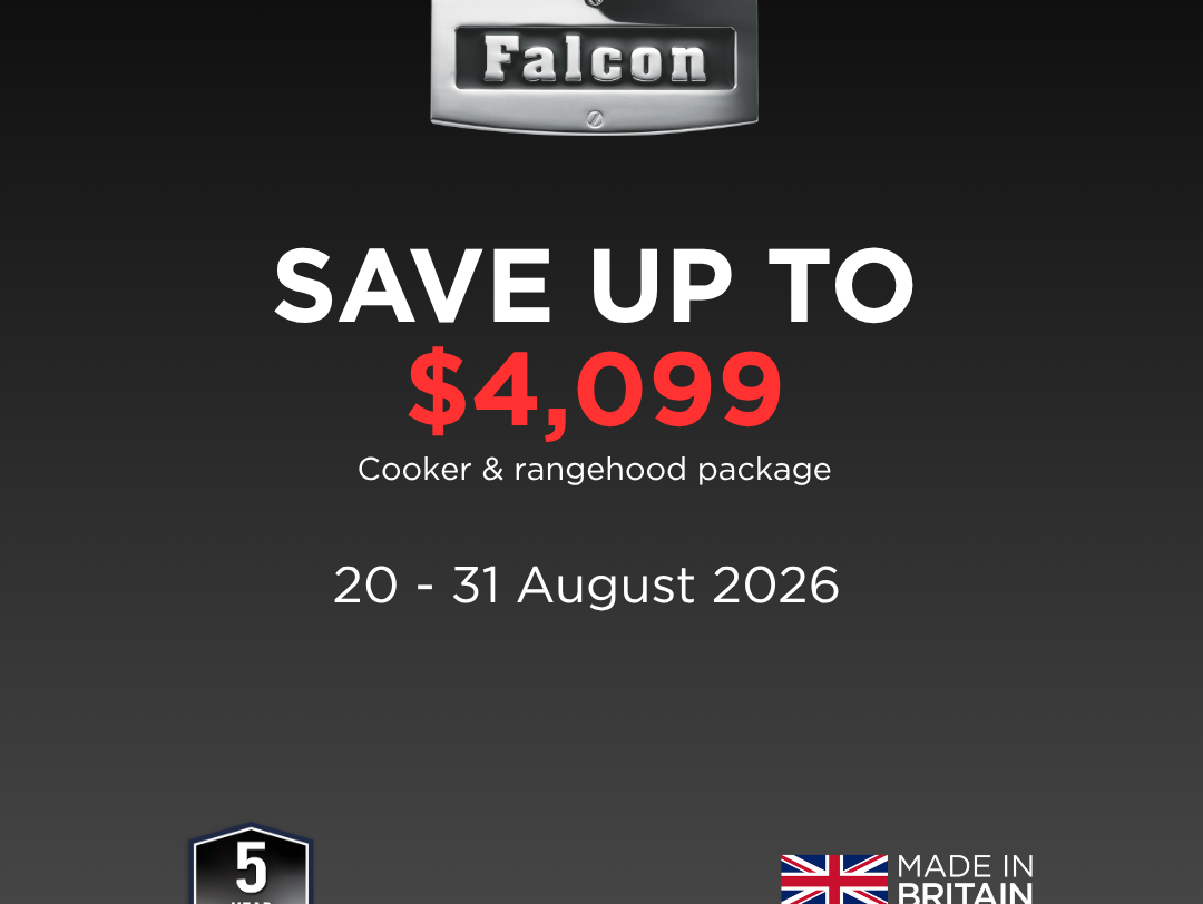 Receive a Bonus Falcon Rangehood Worth Up to $4,099