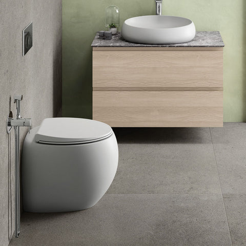 Rak Ceramics 890050MW Wall-Faced Toilet Suite