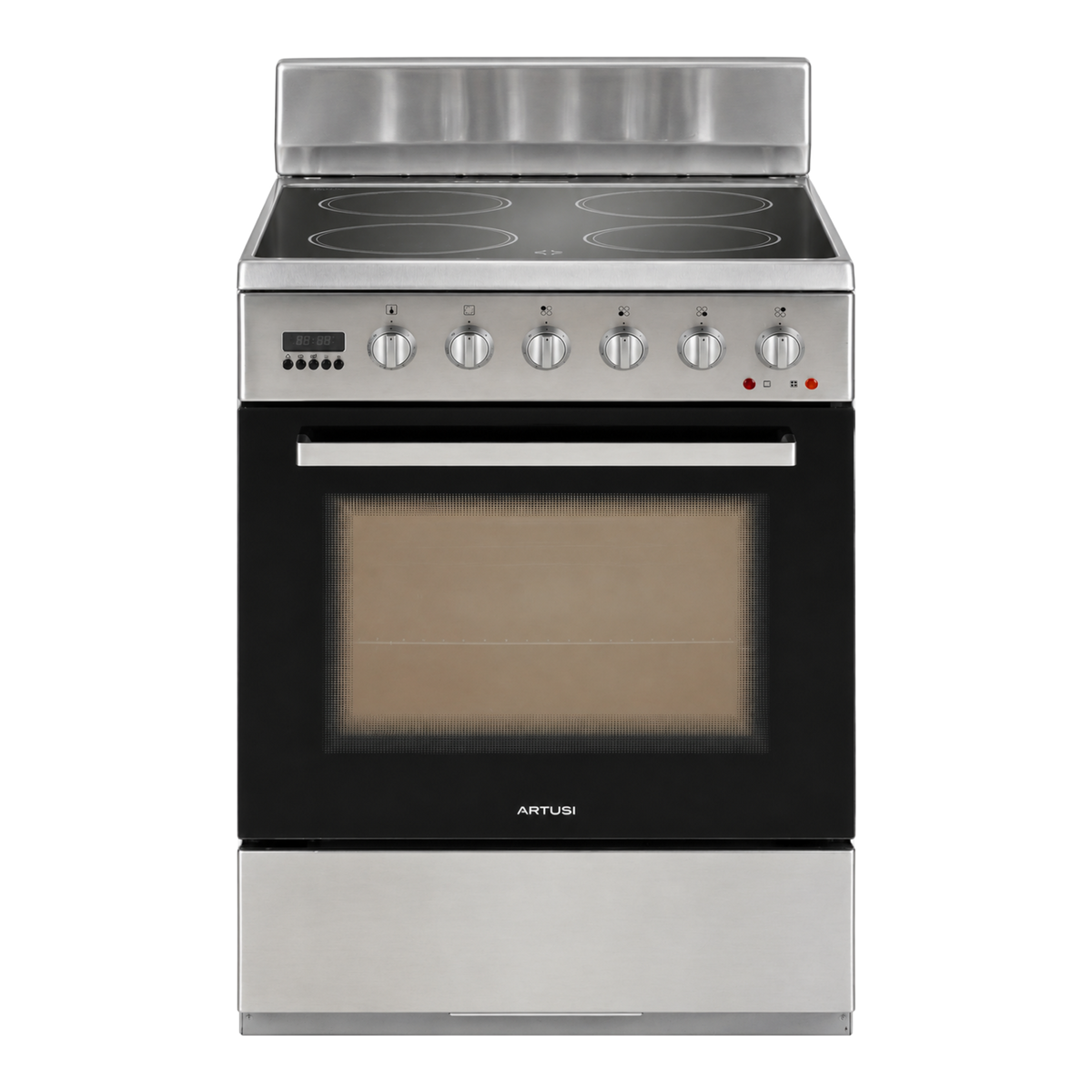 Artusi AFC607X 60cm freestanding electric cooker in stainless steel