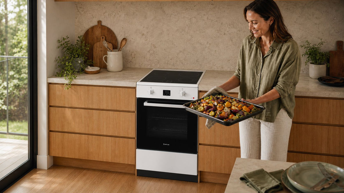 Artusi AFI902 90cm Freestanding Induction Cooker lifestyle - everyday cooking