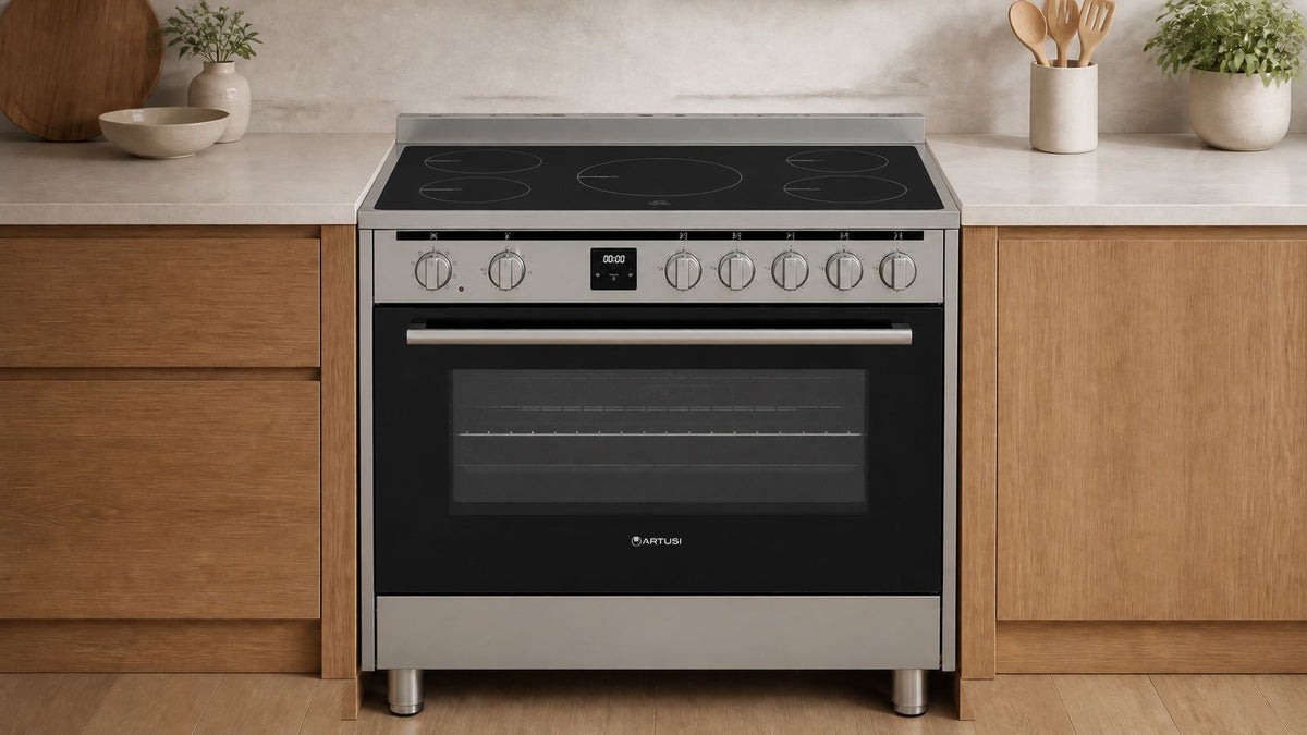 Artusi AFI902X 90cm Freestanding Induction Cooker lifestyle - modern kitchen