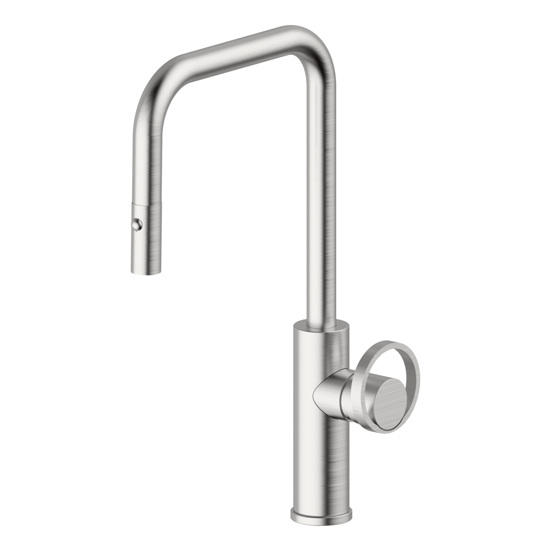 Armando Vicario Piazza Brushed Nickel Lead Free Dual Spray Pull-Out Kitchen Mixer
