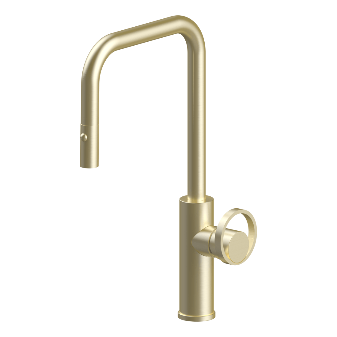 Armando Vicario Piazza Light Gold Lead Free Dual Spray Pull-Out Kitchen Mixer