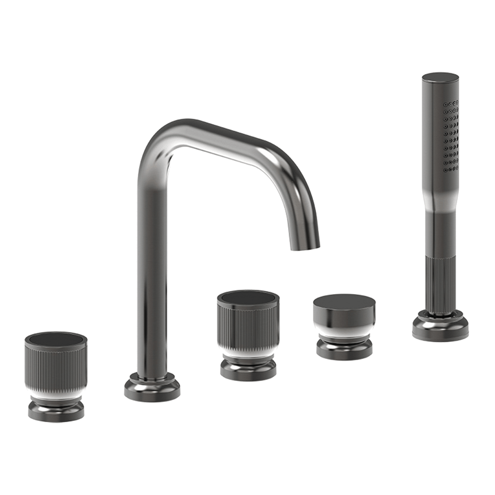 Armando Vicario 700304 Lumiere Five Piece Bath Mixer Set