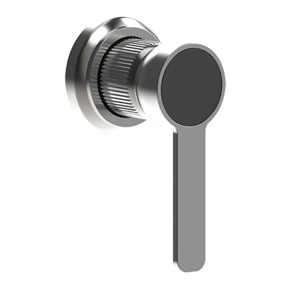 Armando Vicario 800841 Lumiere Wall Mixer in Black Brushed Nickel