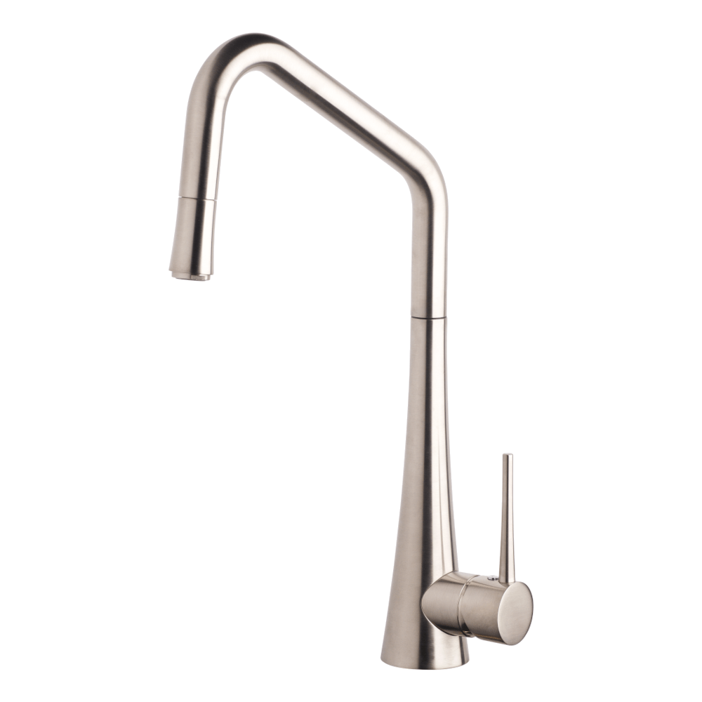 Armando Vicario TINK-D Brushed Nickel Lead Free Kitchen Mixer with Pull-Out