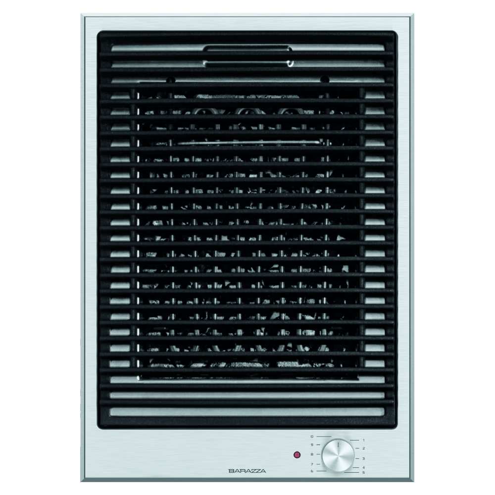 Barazza 1PTIBQ Thalas 37cm built-in electric BBQ hob in stainless steel