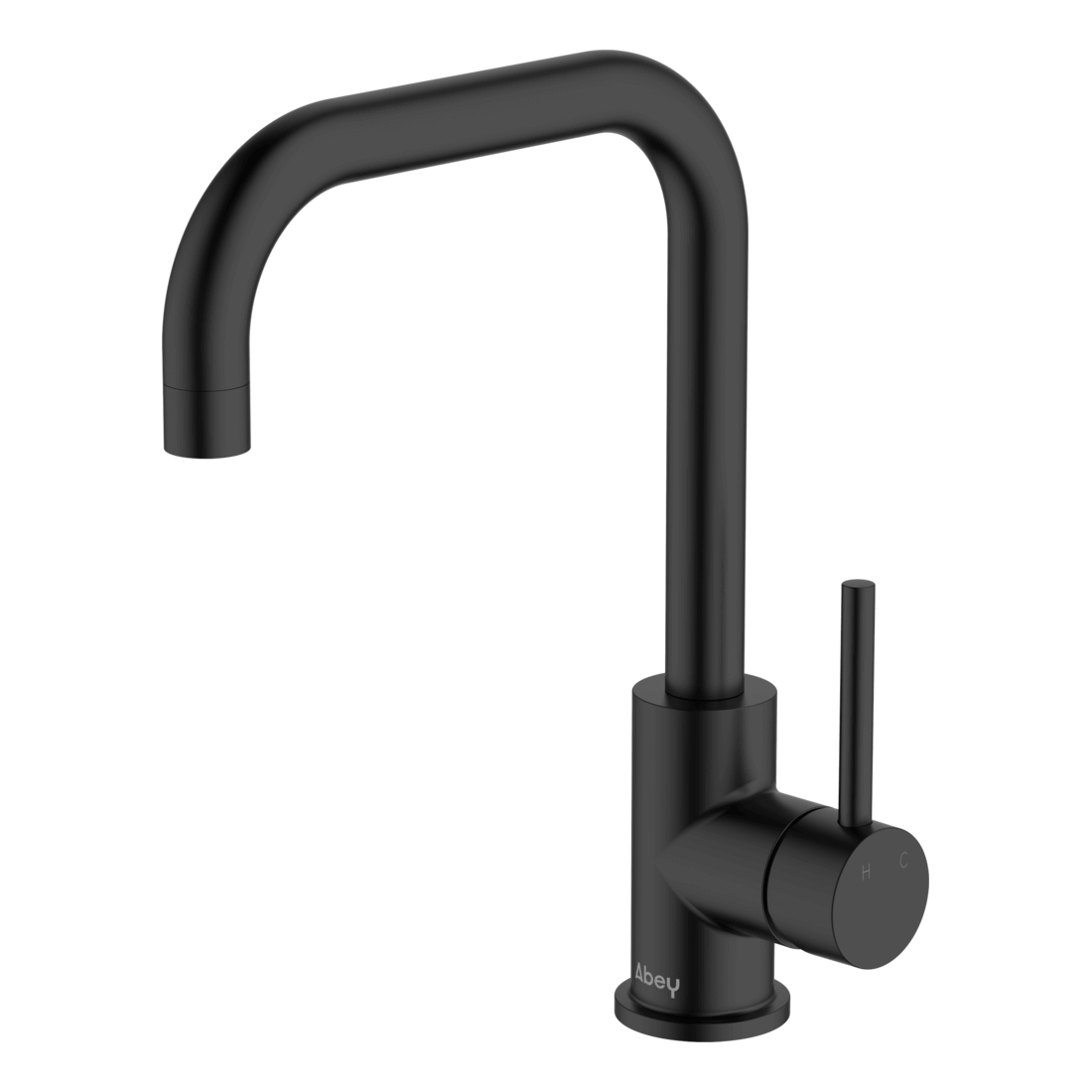 Gareth Ashton Lucia lead-free square sidelever mixer in Black