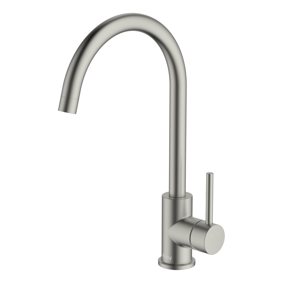Brushed Nickel Gareth Ashton Lucia Goose Sidelever Mixer