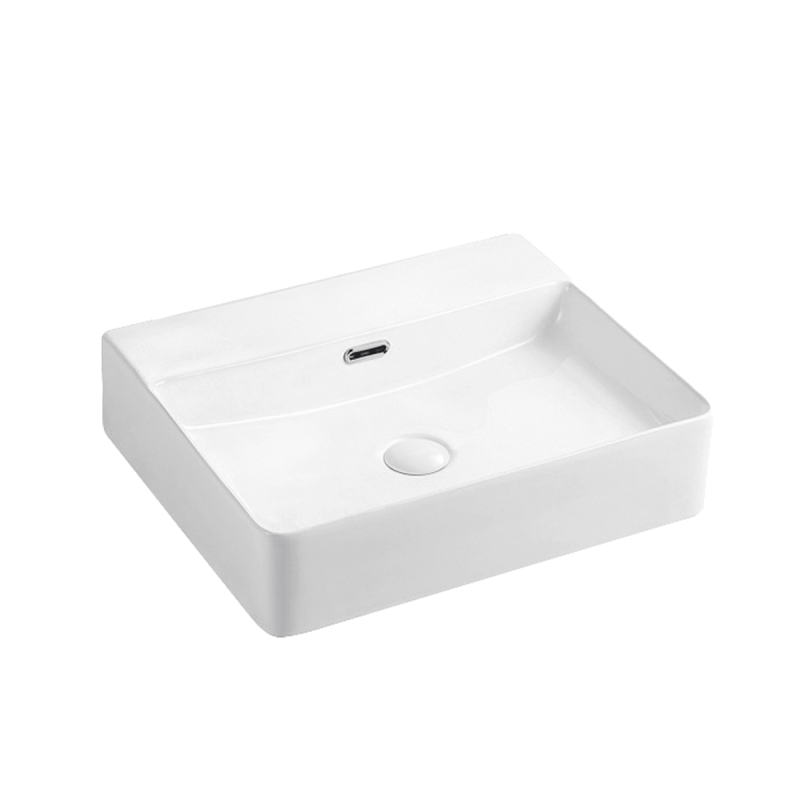 Gareth Ashton Vela 51cm wall hung rectangle basin with overflow