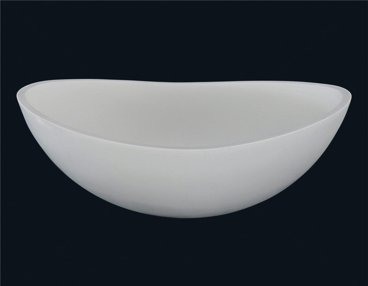 Kaskade VXA14-420 Anki oval benchtop stone basin lifestyle image