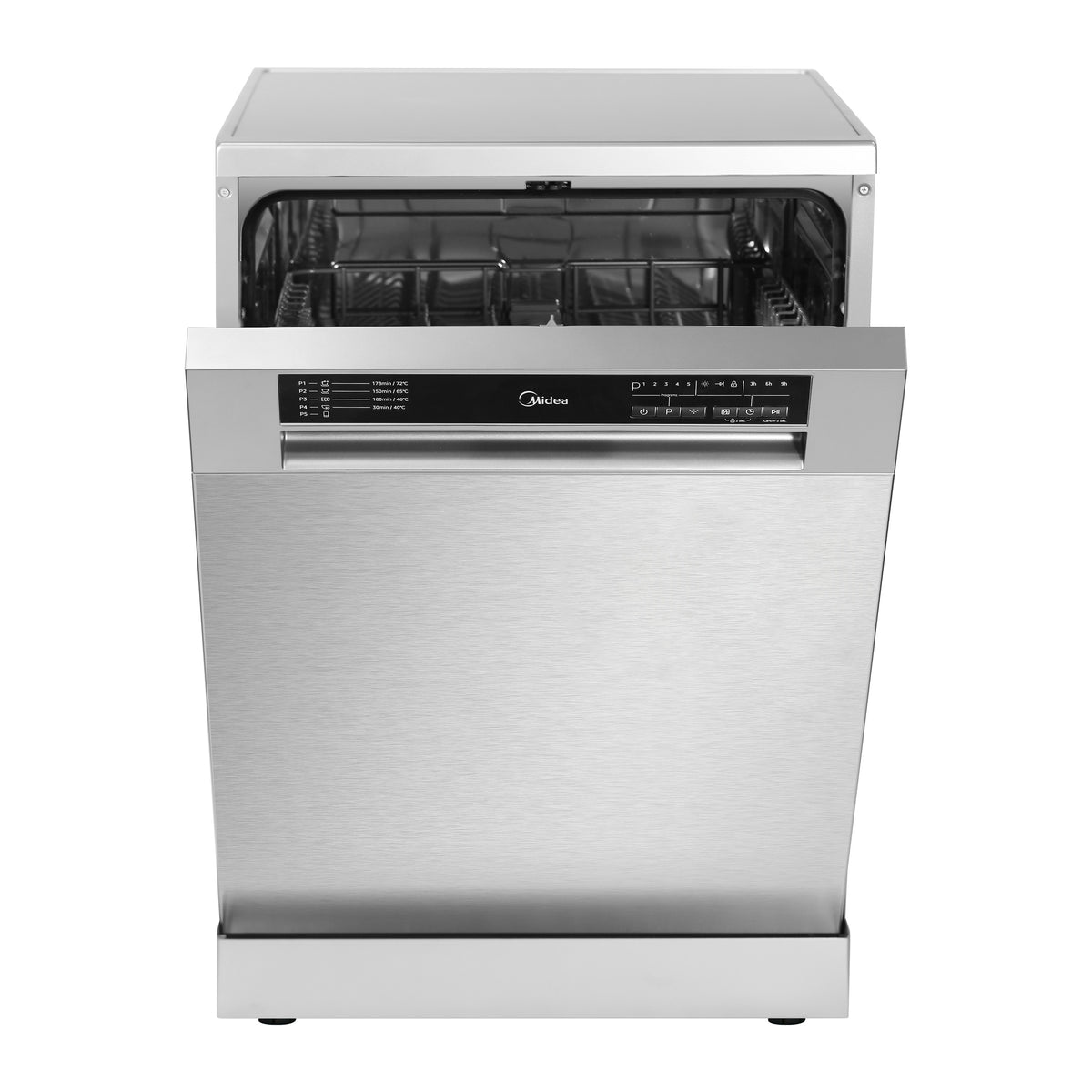 Midea MDWPF1433F 60cm 14 place freestanding dishwasher - Stainless Steel - image 2