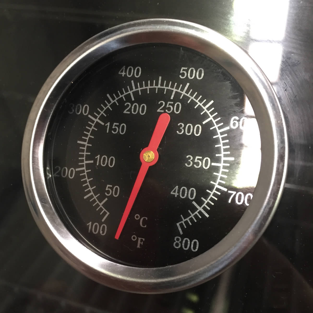 Close-up of the Smart 601WB integrated hood thermostat