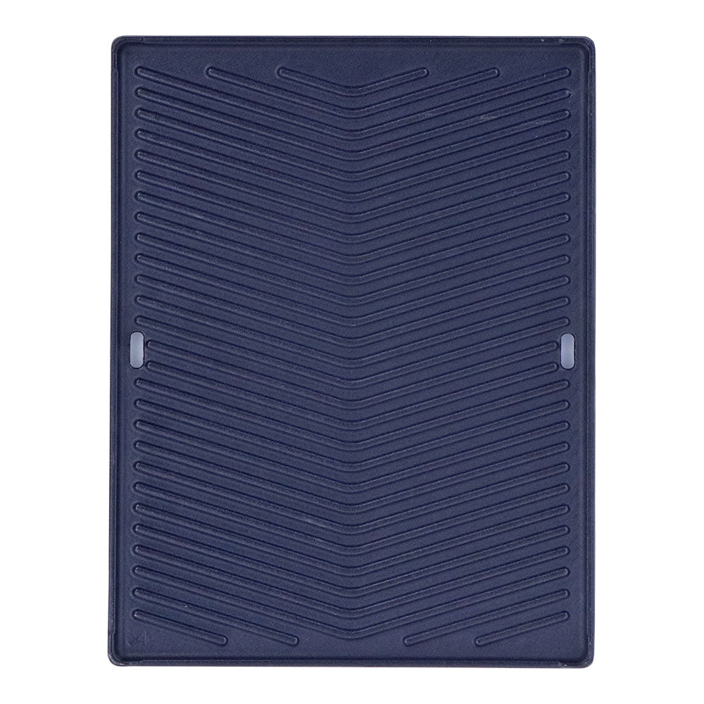 Smart 8A03414002 black cast iron grill plate ridged chevron grilling face with lift slots