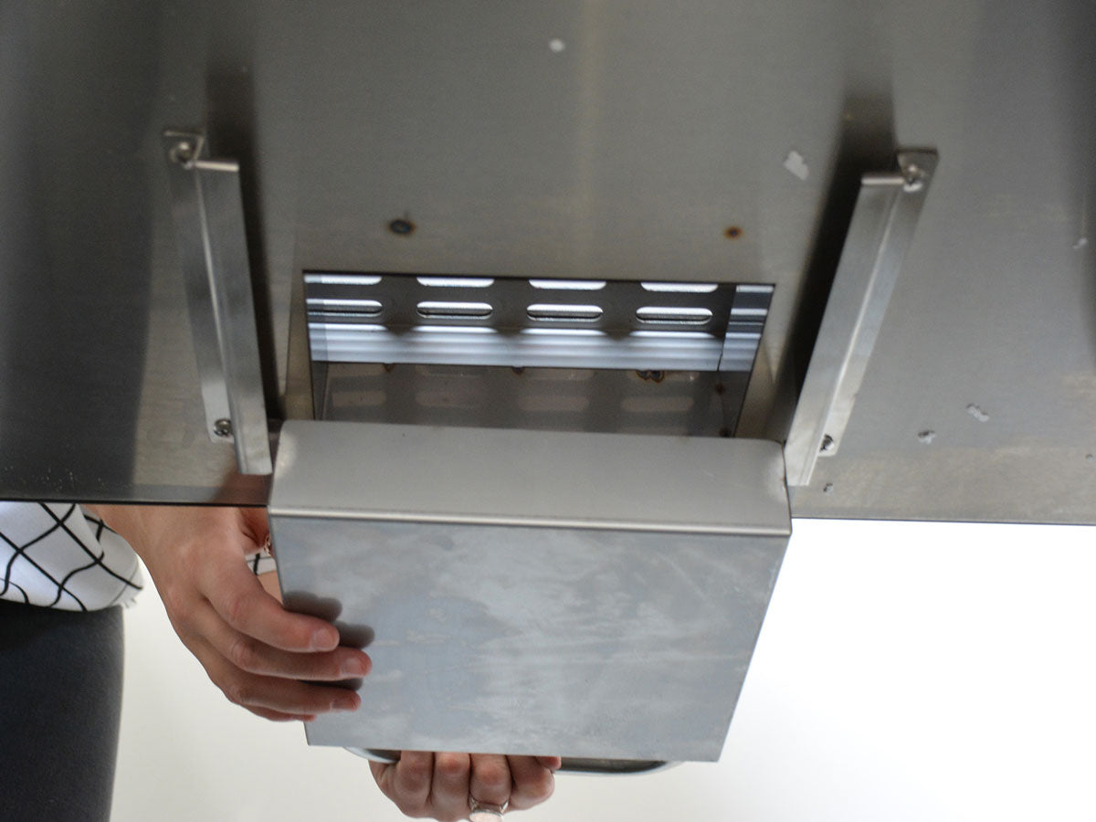 Smart PW01 pizza oven removable rear ash tray