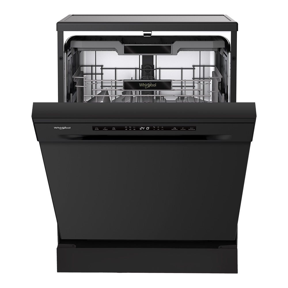 Whirlpool WDFS3R4OBSAU 60cm Freestanding Dishwasher in Black - image 2