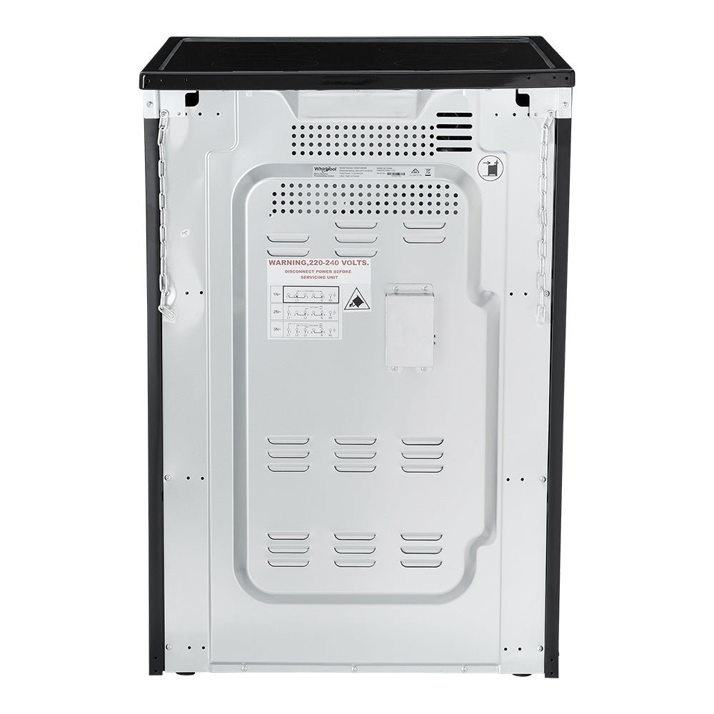 Whirlpool WS67V9KMB 60cm Ceramic Freestanding Oven in Black