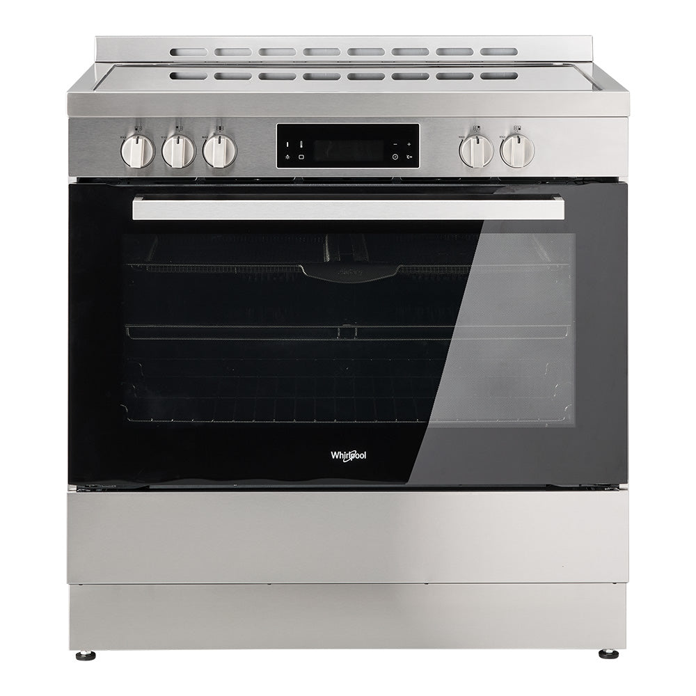 Whirlpool WS91V9KPX 90cm Ceramic Freestanding Oven with Air Fry in Inox