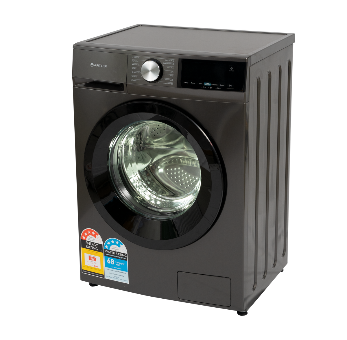 Artusi AWM8000GB 8kg Front Load Washing Machine in Grey - image 3