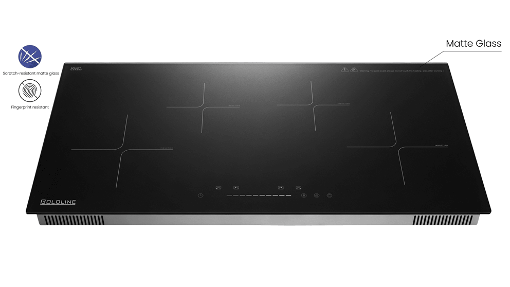 Goldline IH904CSABMB Induction Cooktop Installed