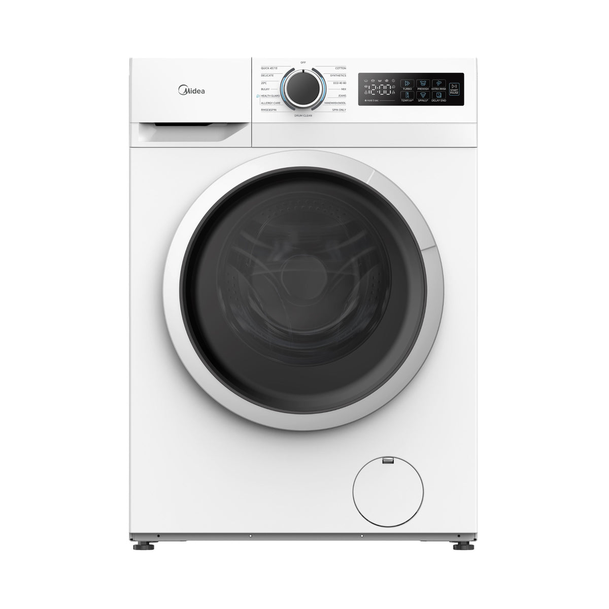 Midea MF110W80B/W-AU 8kg White Front Load Washing Machine