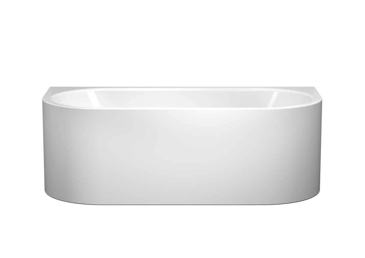 Kaldewei 01-1131-06 1700mm Back to Wall Freestadning Meisterstuck Centro Duo 2 Bath with Overflow