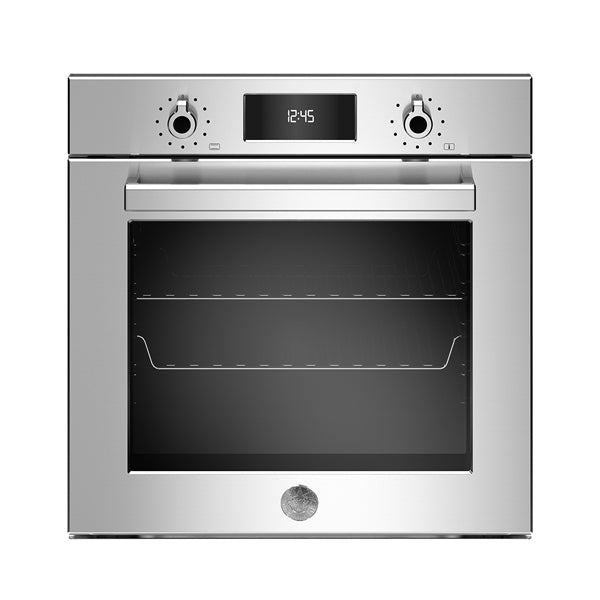 Bertazzoni F6011PROPLX Professional Series 60cm Stainless Steel Electric Pyro Built-In Oven with LCD display