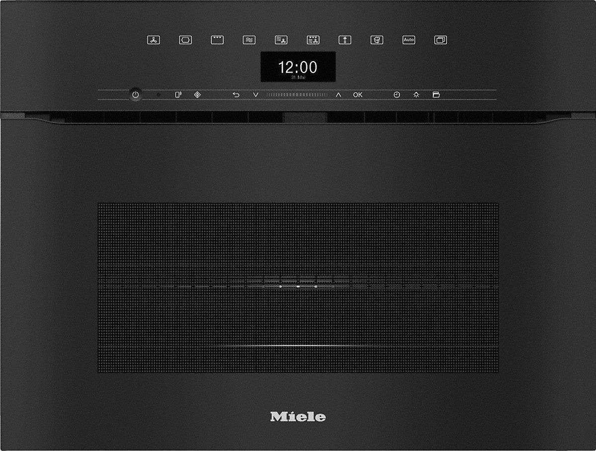 Miele H 7440 BMX ArtLine Obsidian Black Handleless Generation 7000 Speed Oven