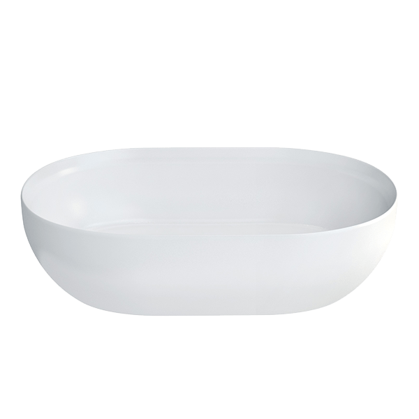 Gareth Ashton 22898 Byron Clearstone Gloss Basin with Matching Stone Waste