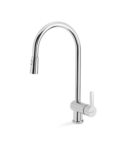 Newform 65925Q Ergo Kitchen Mixer with Pull-Out Hand Spray
