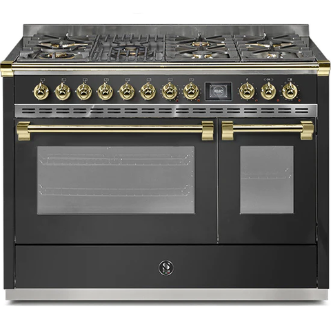 Steel Ascot AQ12SF 120cm Upright Cooker with Combi-Steam Oven and Auxiliary Oven