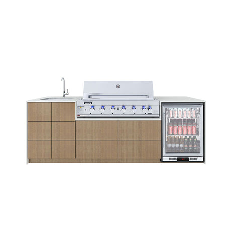 Euro Appliances AMICI 2.66m Wide Alfresco Kitchen