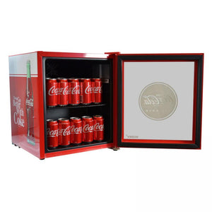 Husky CKK48-130-AU-HU.1 48L Coca-Cola Glass Door Bar Fridge