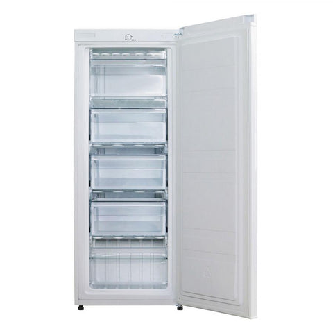 Husky HUS172VFWH White Solid Door Vertical Freezer