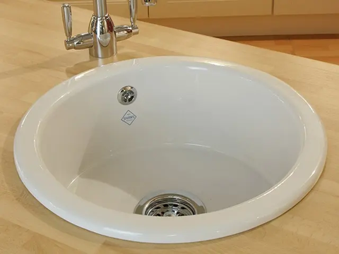 Shaws SCRO460WH 460mm Wide Round Sink