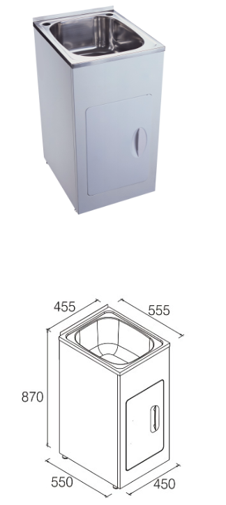 Unique Yakka 35L Inset Tub & Cabinet YH-235L