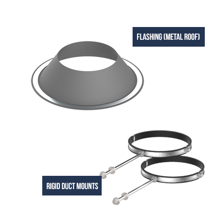 Whispair HBX200MET KleenAir Metal Roof Install Pack