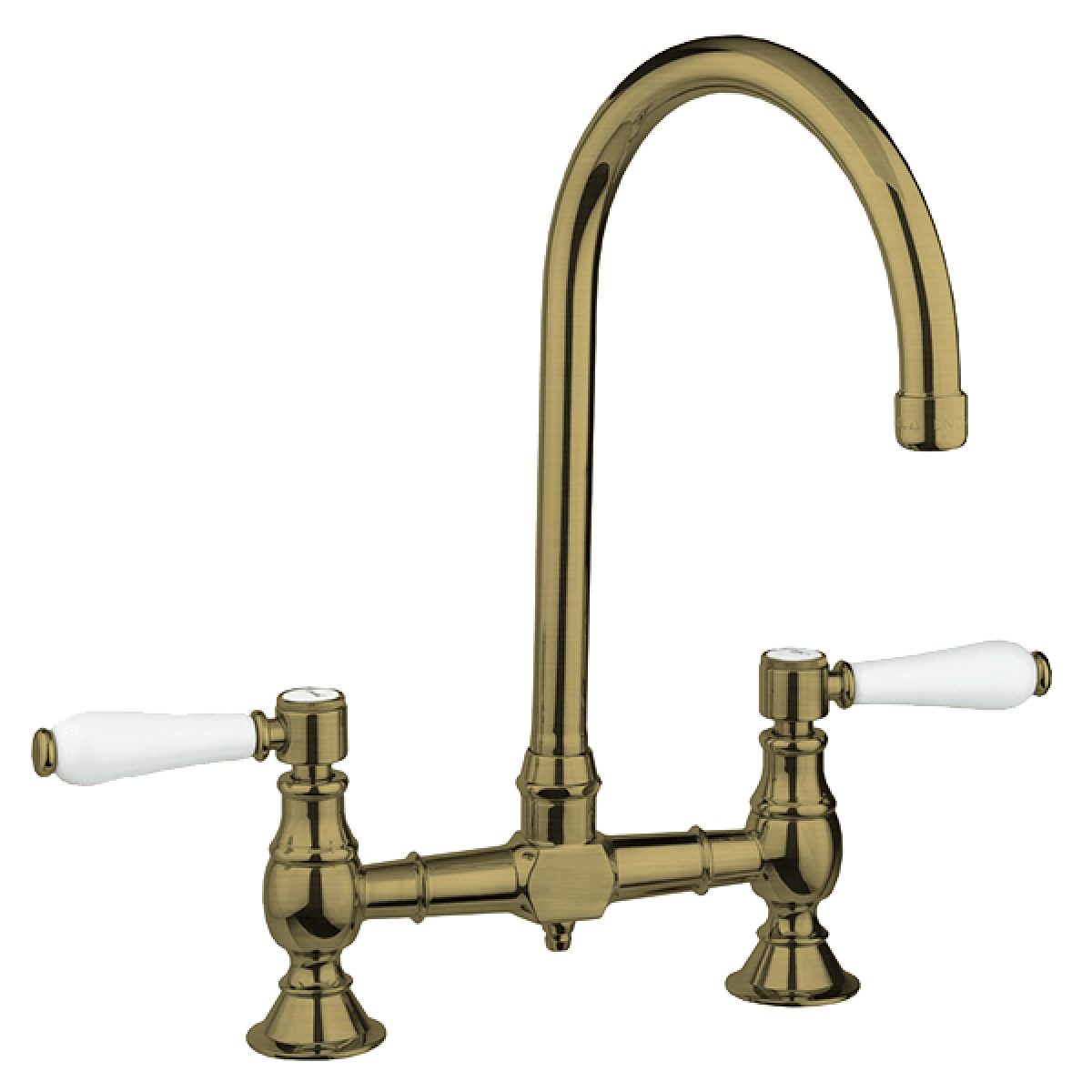 Armando Vicario 400160BR Provincial Bronze Exposed Breach Kitchen Tap