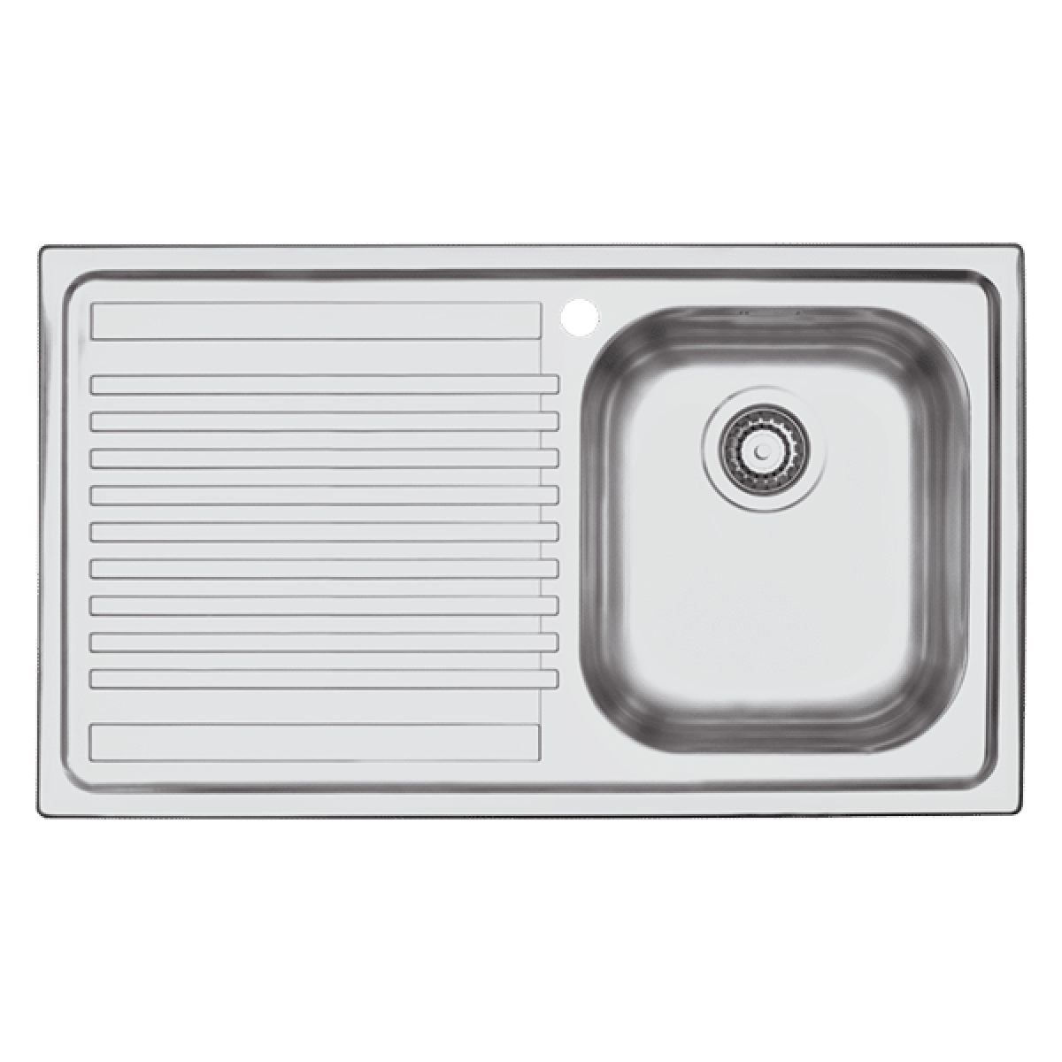 Barazza BF100R B_FAST Right Hand Bowl Stainless Steel Inset Sink