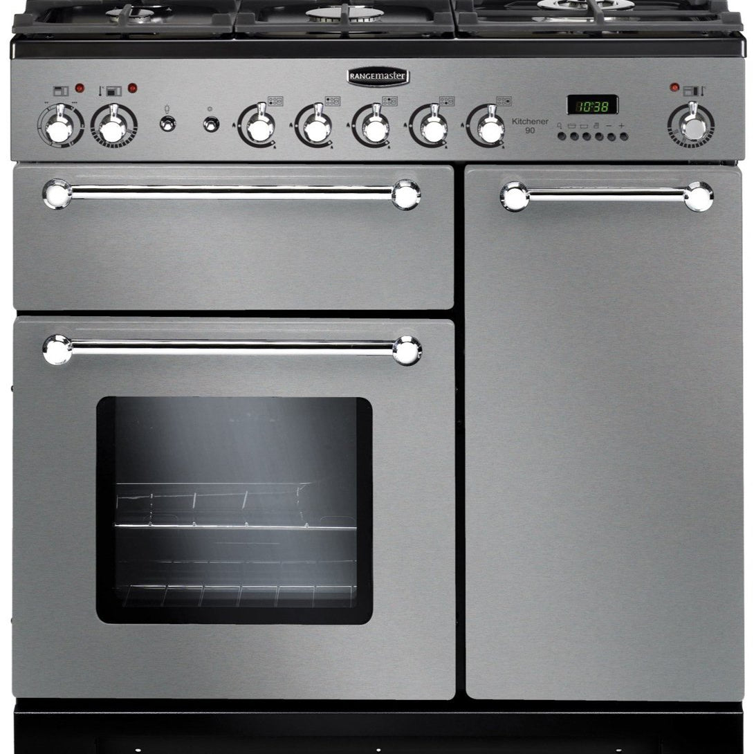 Falcon KCH90DFFSS/CH Kitchener 90cm Upright Dual Fuel Cooker