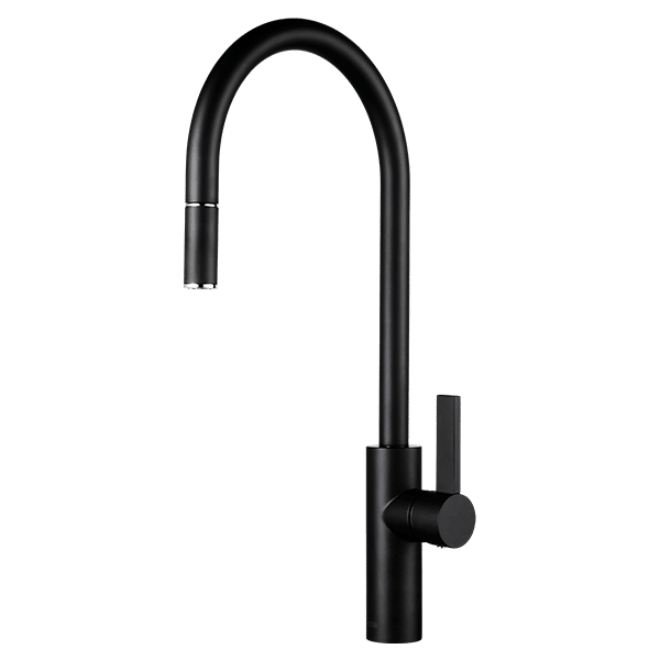 Armando Vicario LUZ-1B Black Gooseneck Pull-out Mixer