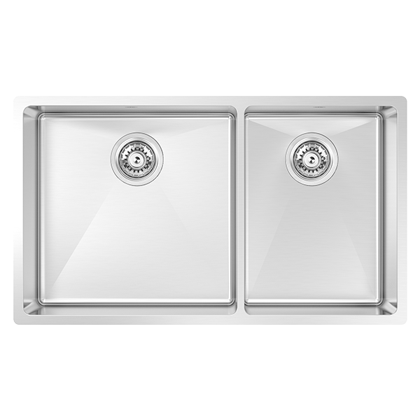 Abey MOA420D Montego Large Bowl & Three Quarter Bowl Sink