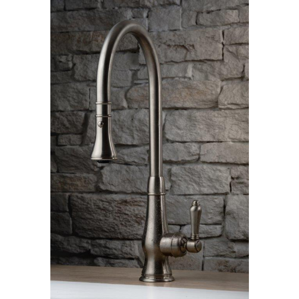 Nicolazzi Z3420 Single Taphole Kitchen Sink Mixer with Pull Down Spray