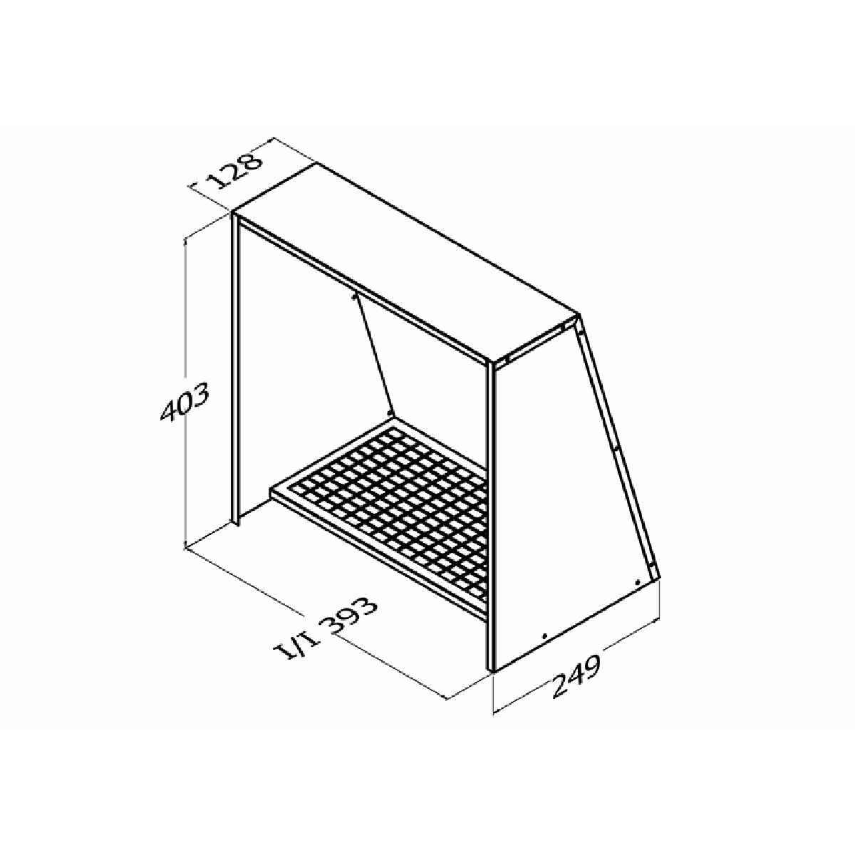 Qasair WVC-300 Wall Vent Cover for Single Motor