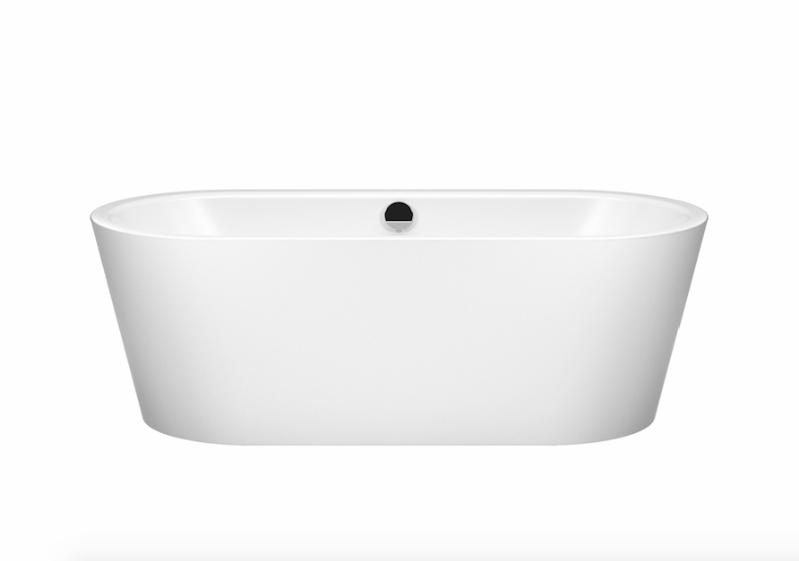 Kaldewei 01-1113-06W 1700mm Freestadning Meisterstuck Classic Duo Oval Bath with White Overflow