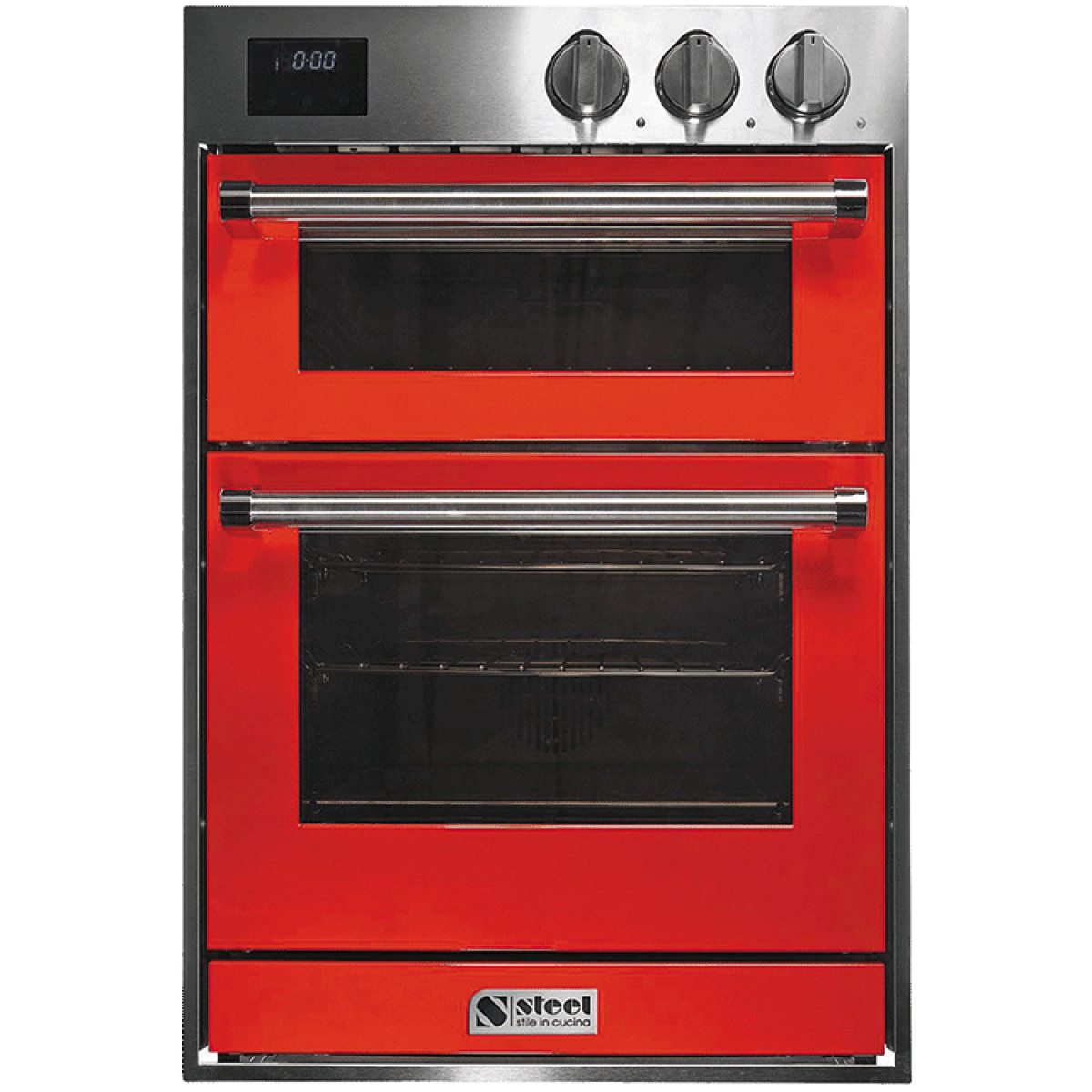 Steel GFFE6-S FLOOR STOCK Genesi Range 60cm Combi-Steam + Built-in Oven