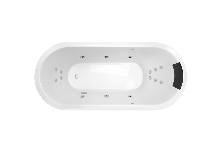 Decina UN1700DVSPAWC Uno 1700mm 16 Jet Dolce Vita Spa Bath