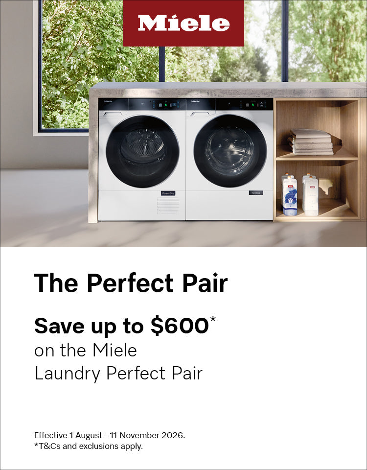 Miele Perfect Pair Promotion: Save Up to $600 on Selected Laundry Packages