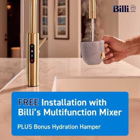 Free Installation + Bonus Hydration Hamper with Billi’s New Multifunction Mixer